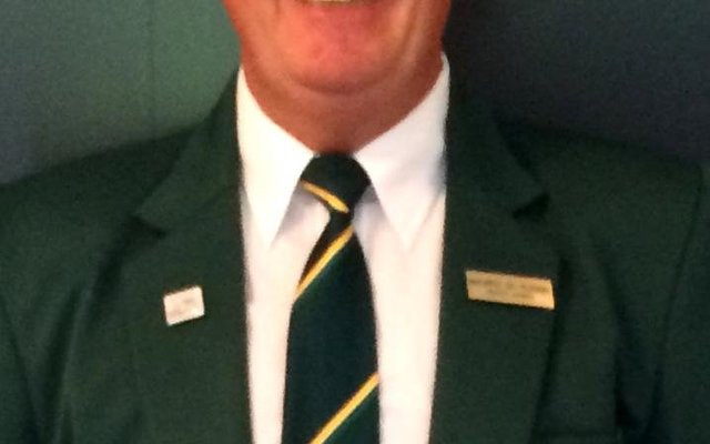 Mauritz du Plessis in sy Springbokkleure